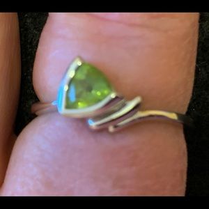Peridot Sterling Silver Ring
